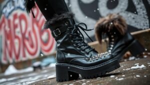 La mode punk révolutionne nos chaussures cet hiver